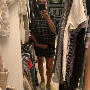 Hatch collection flannel shirt dress